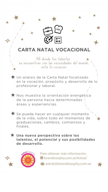 carta natal vocacional astralosophy